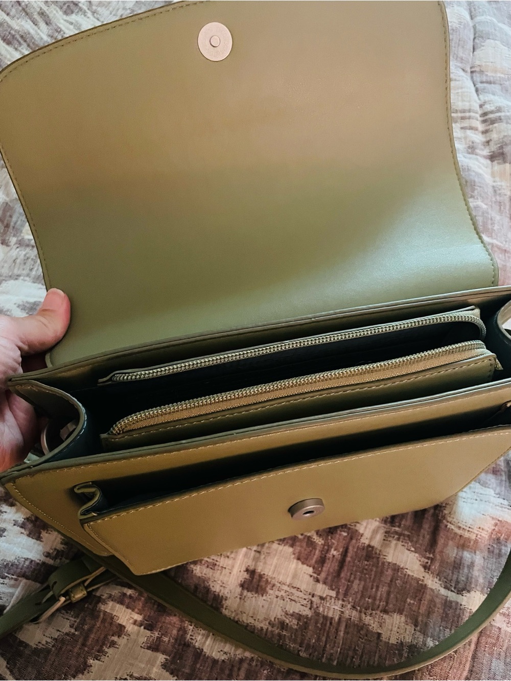 Pixie Mood Sage Green Crossbody Shoulder Bag - Picture 3 of 5